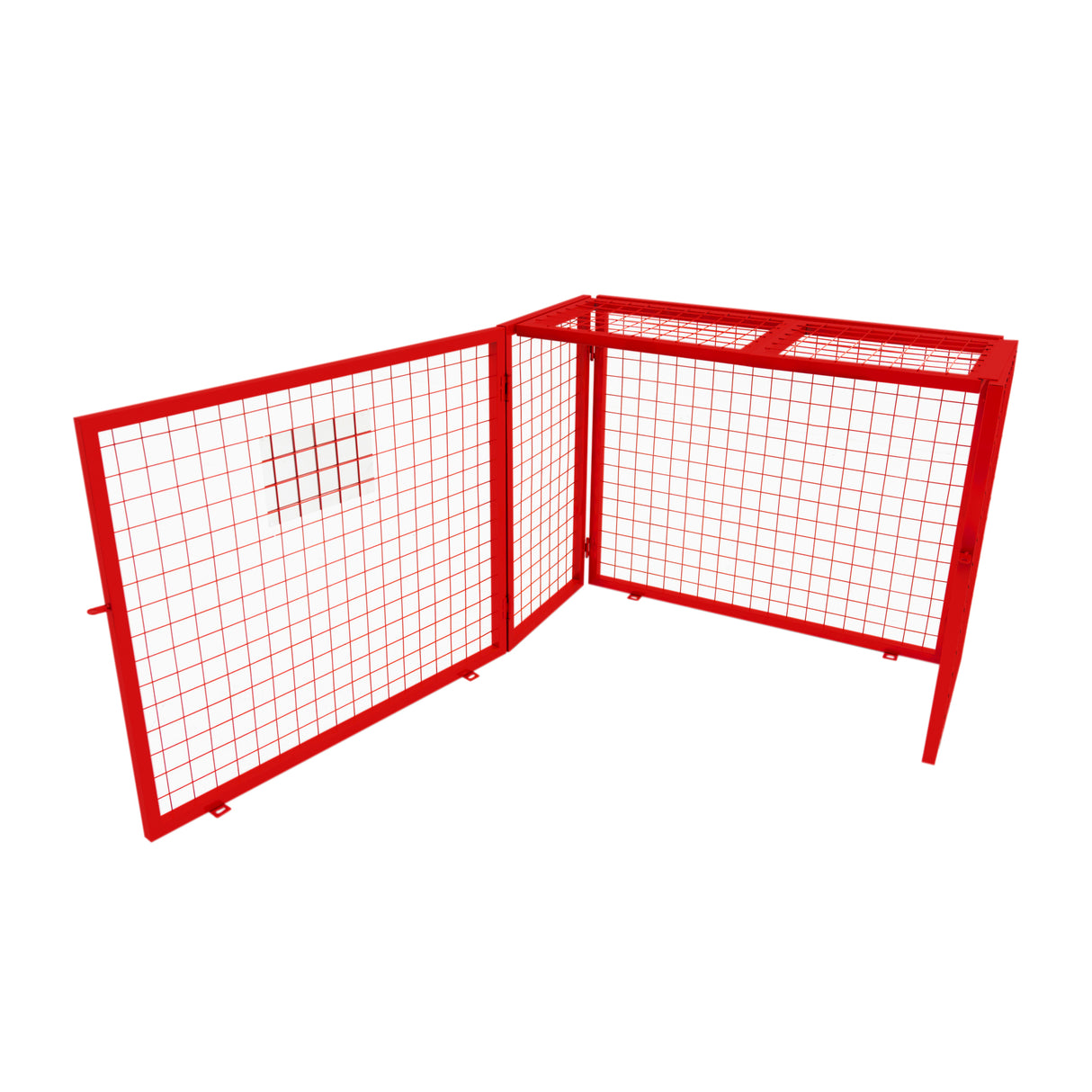 Opvouwbare Gaas Opslagkooi voor Gasflessen Rood – 92 cm x 110 cm x 50 cm