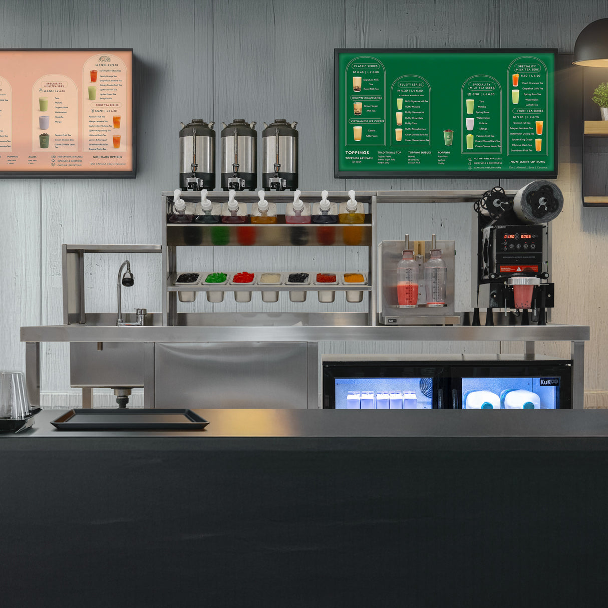 Bubble Tea Werkstation