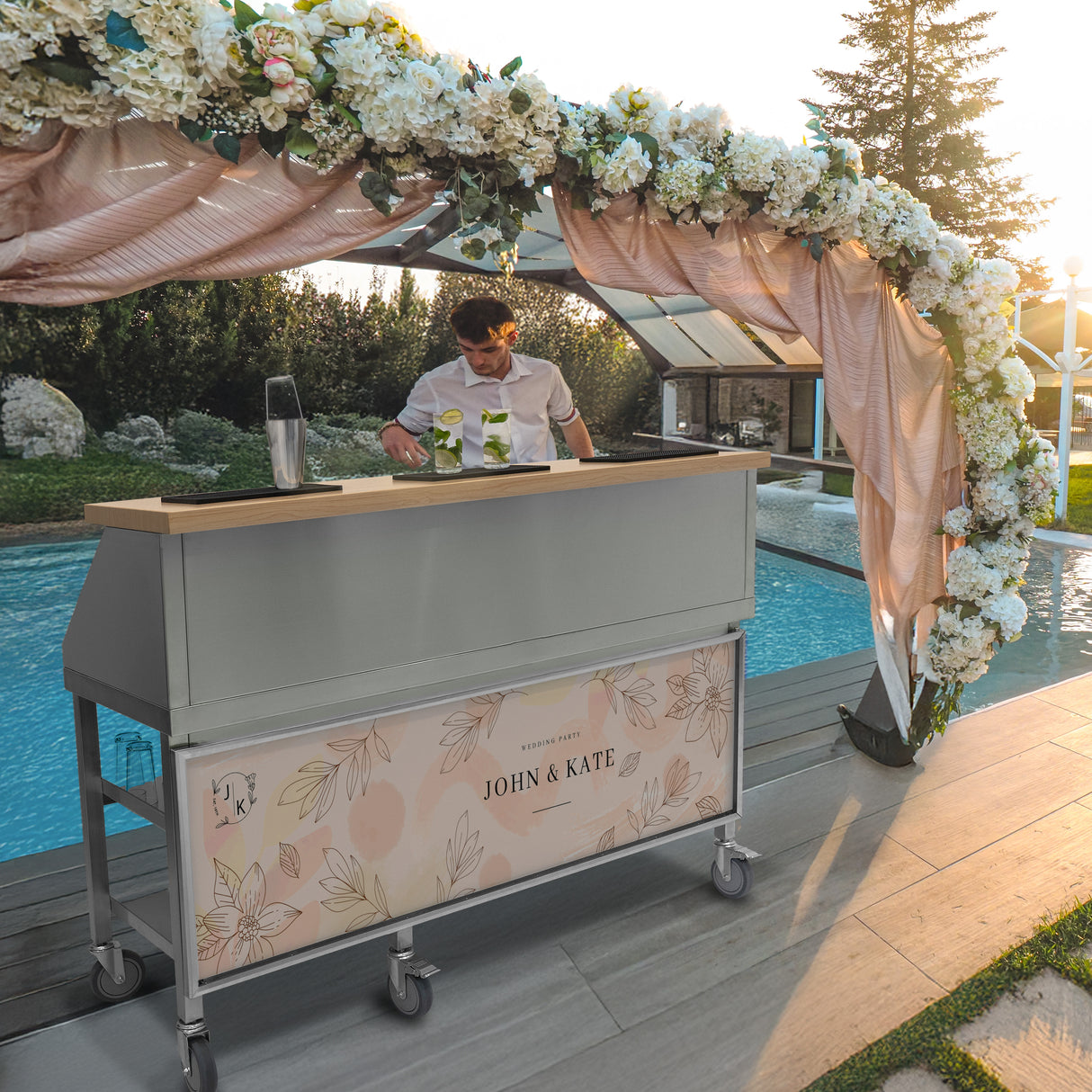 Mobiel Cocktail Bar Station