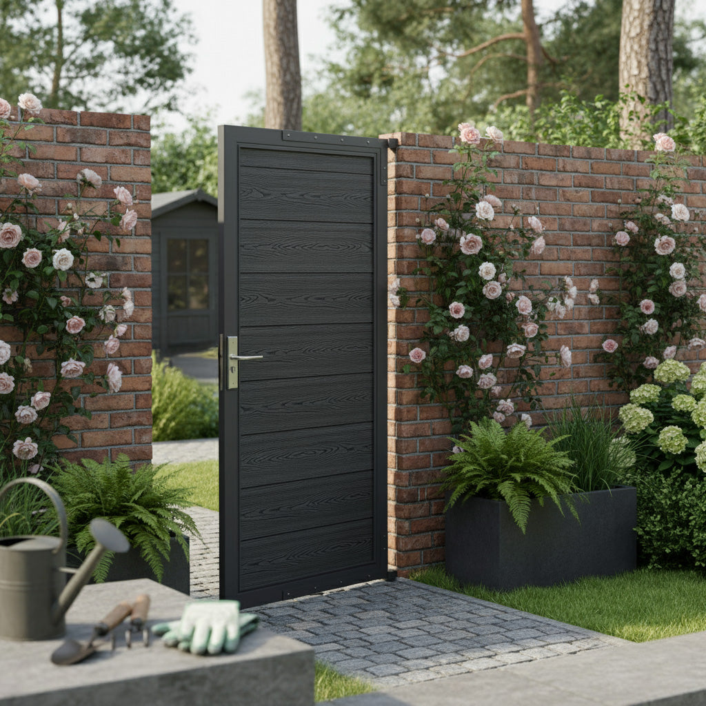 Composiet Paneel Tuindeur - Grijs