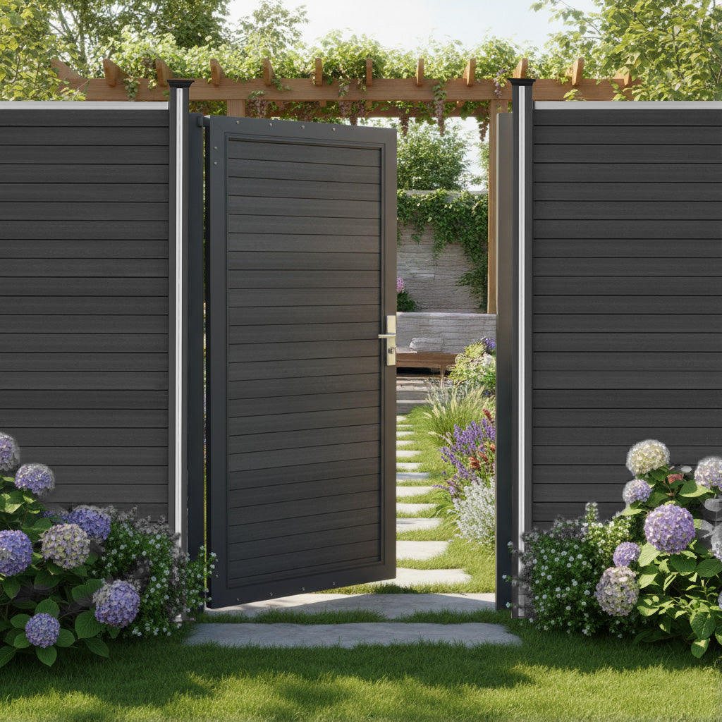 Composiet Paneel Tuindeur - Grijs