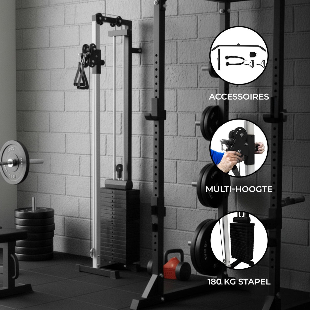 Wandgemonteerde Kabel Pulley Machine