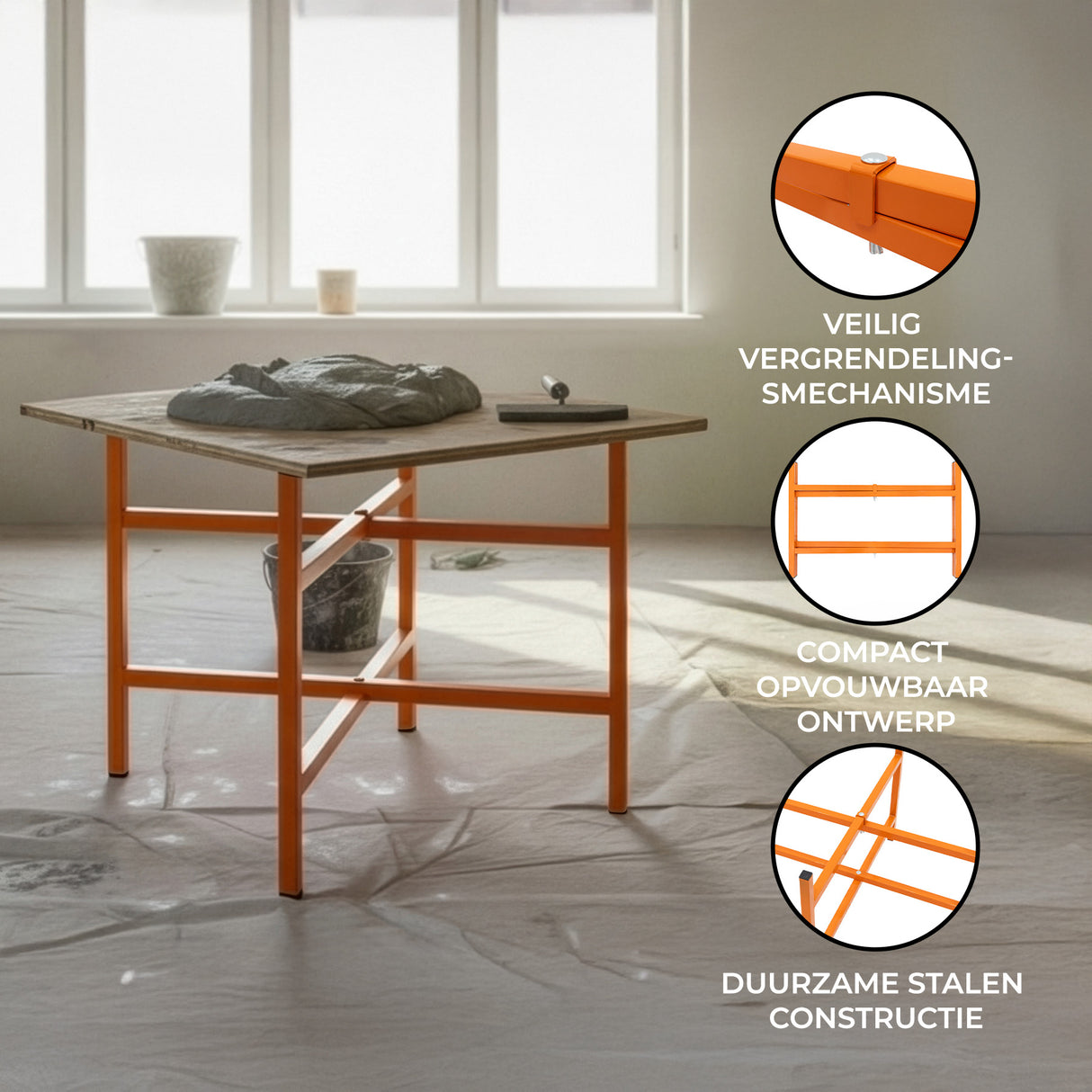 Standaards voor raapbord / speciebord x 10 - 500mm hoog