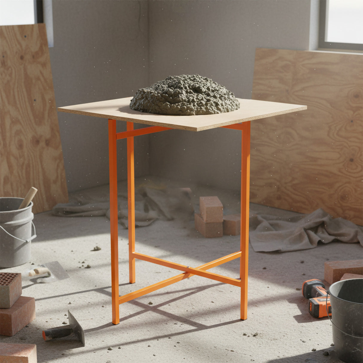 Standaards voor raapbord / speciebord x 3 - 750mm hoog