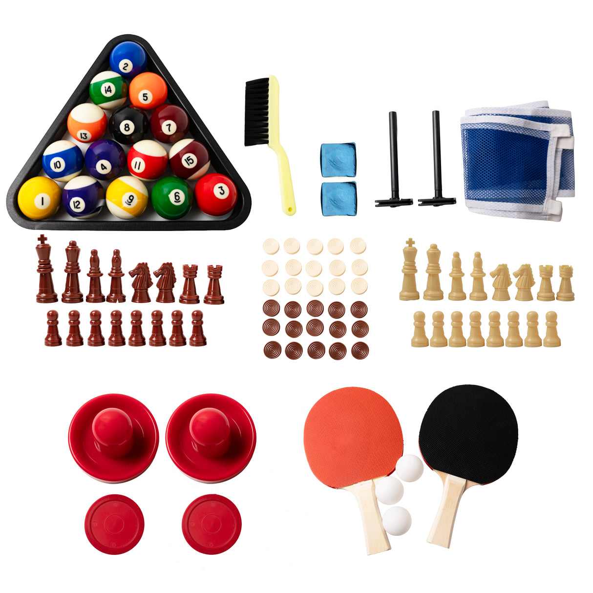 7-in-1 Multispeltafel - Grijs