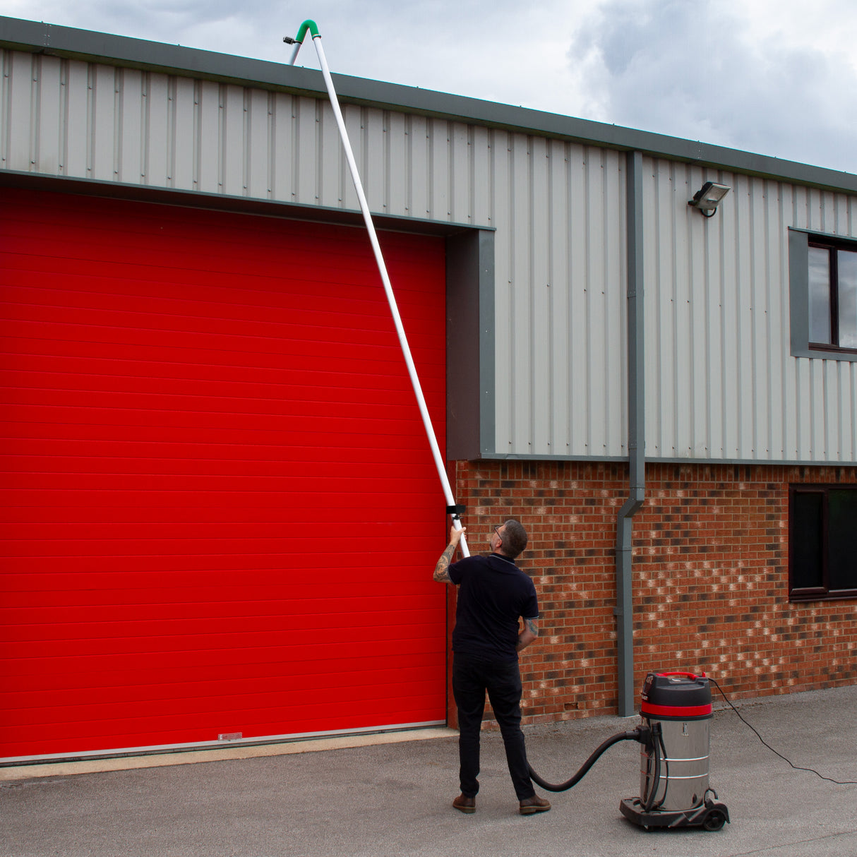 80L Nat- en Droog Stofzuiger met Dakgootstofzuigerstangen, 5m Vacuümslang & Camera