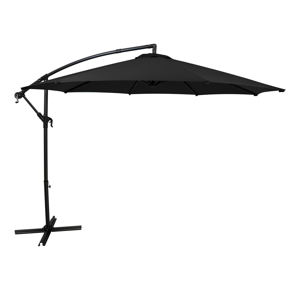 Zweefparasol 3 m - Zwart
