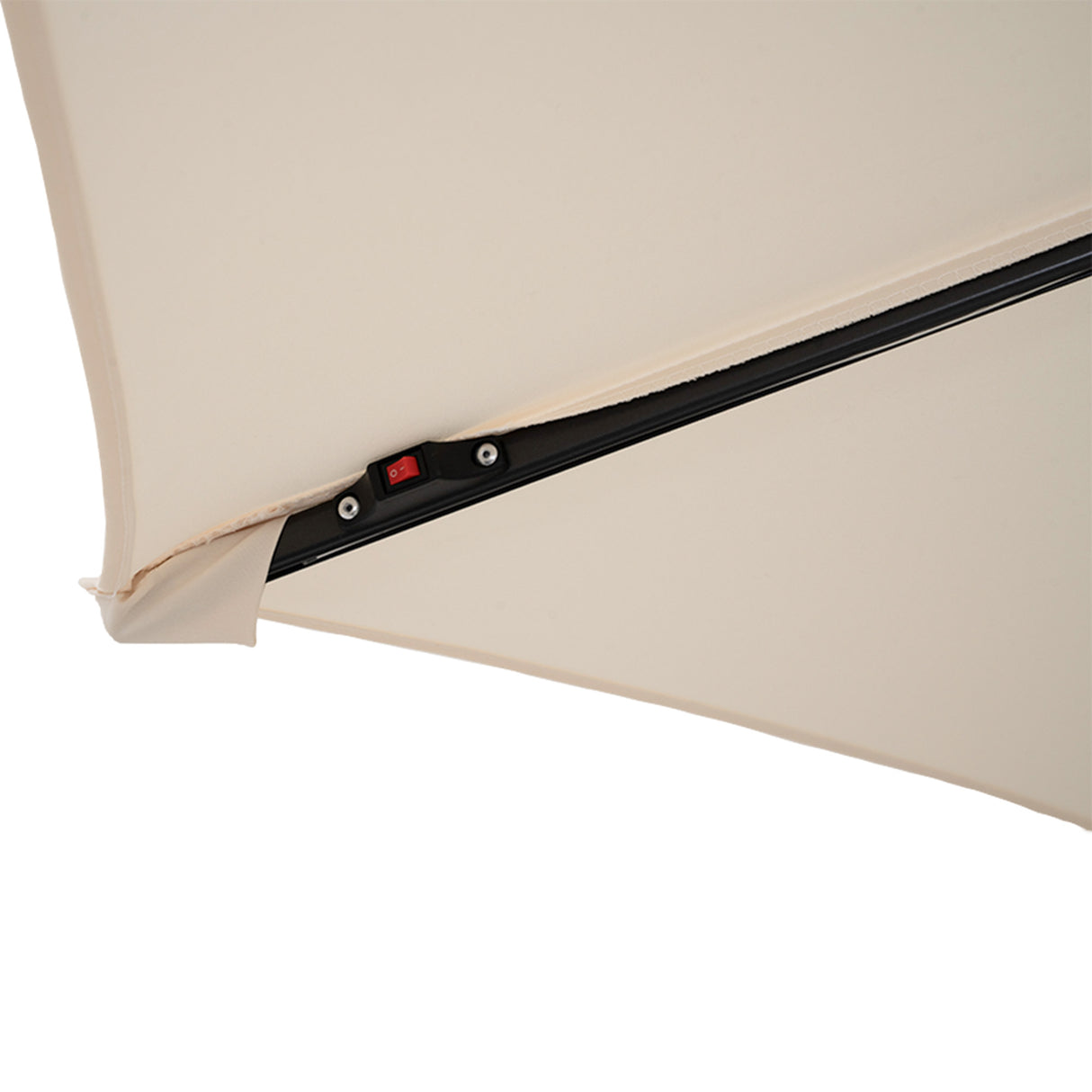 LED Zweefparasol 3 m - Crème