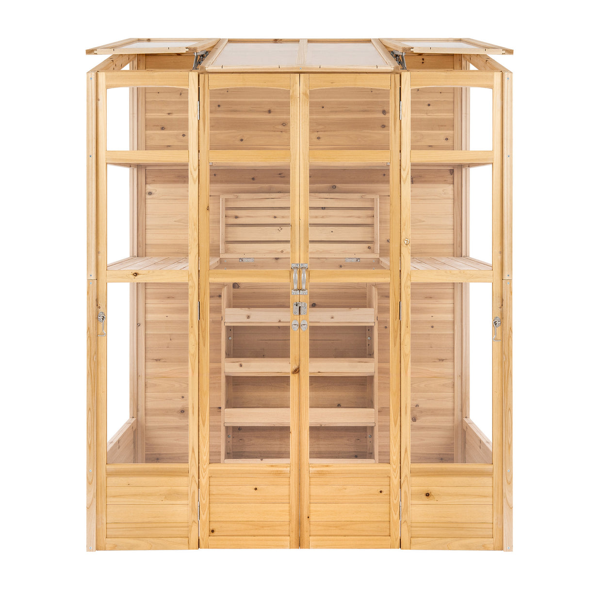 Houten Muurkas - Naturel