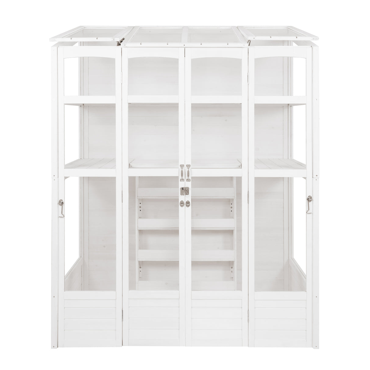 Houten Muurkas - Wit