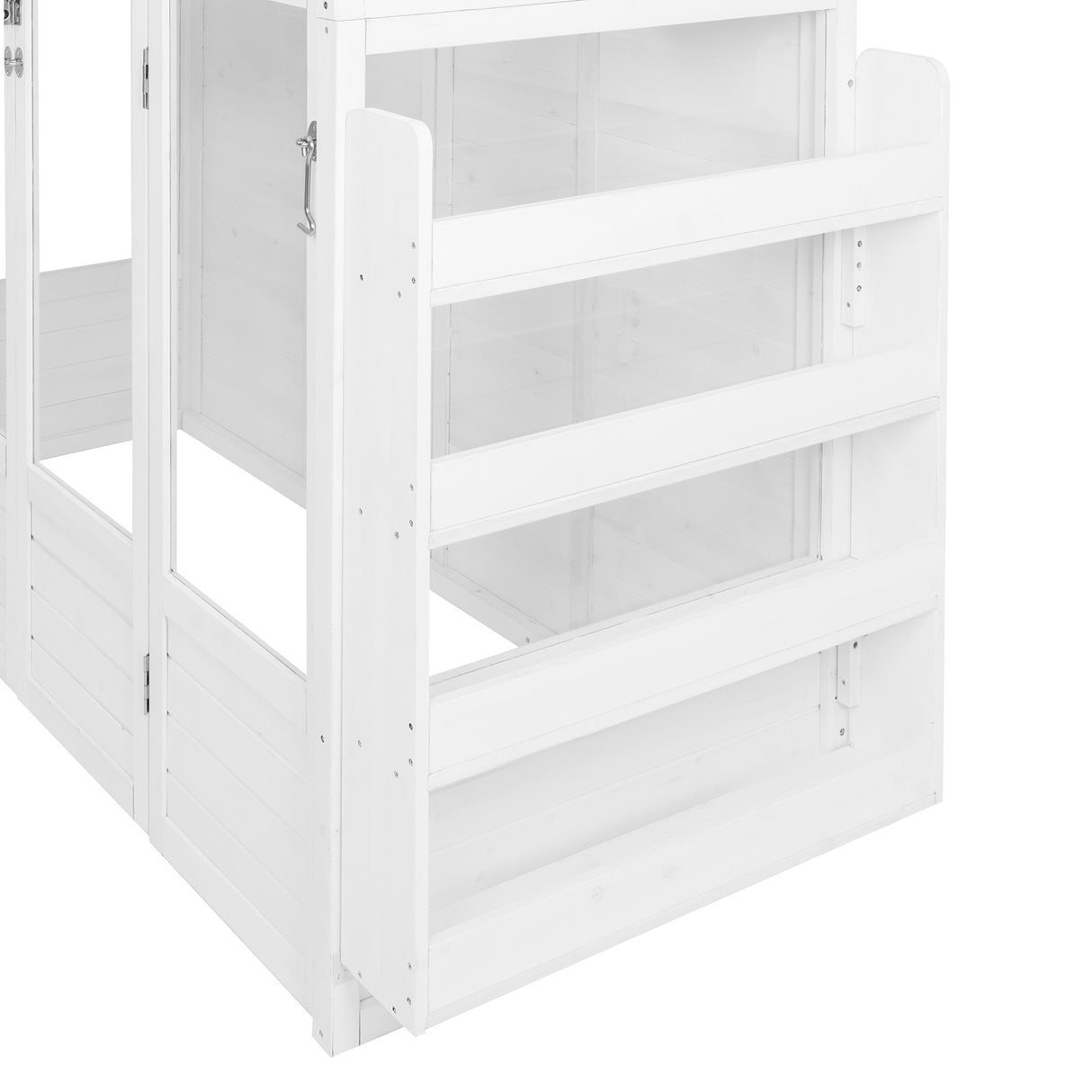 Houten Muurkas - Wit