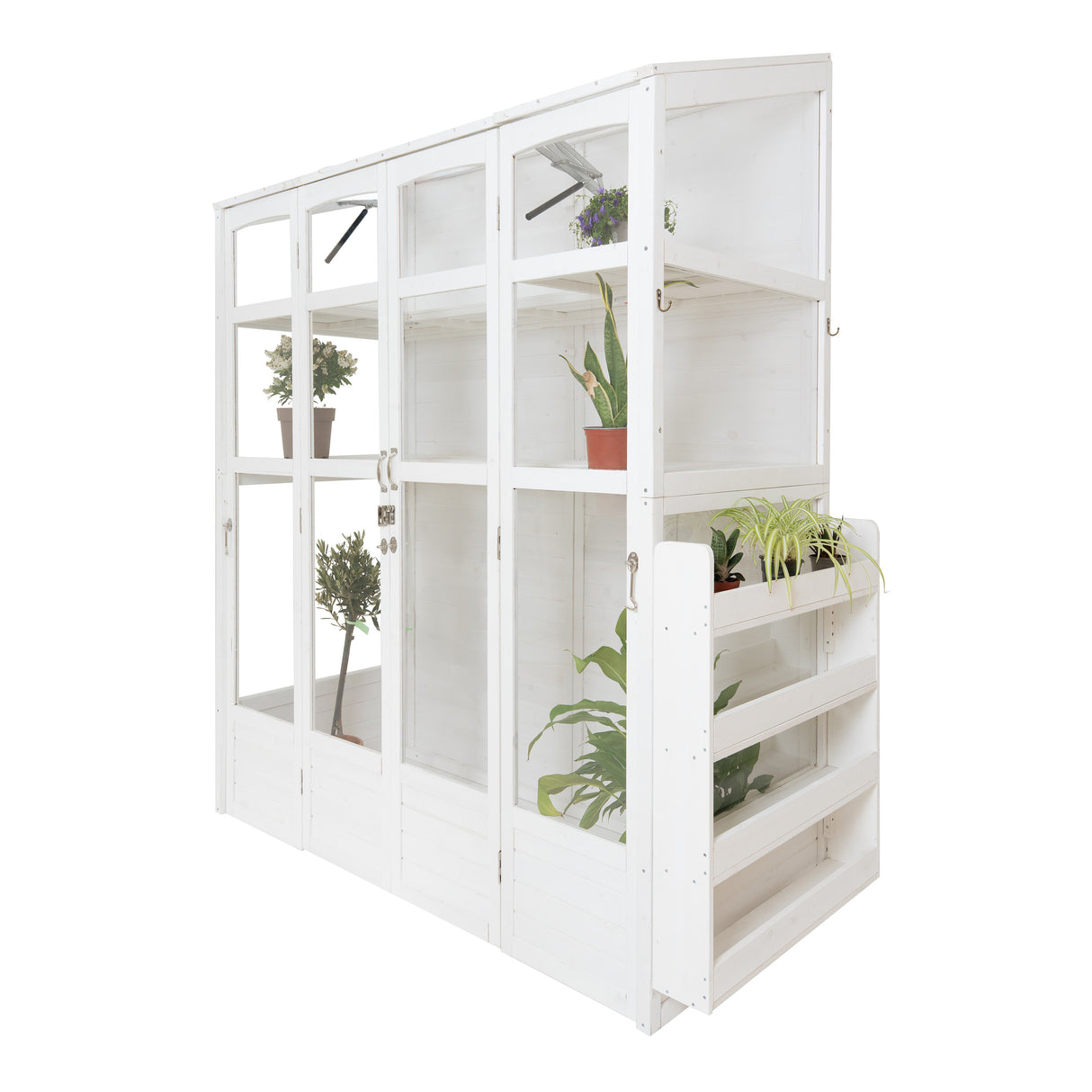 Houten Muurkas - Wit
