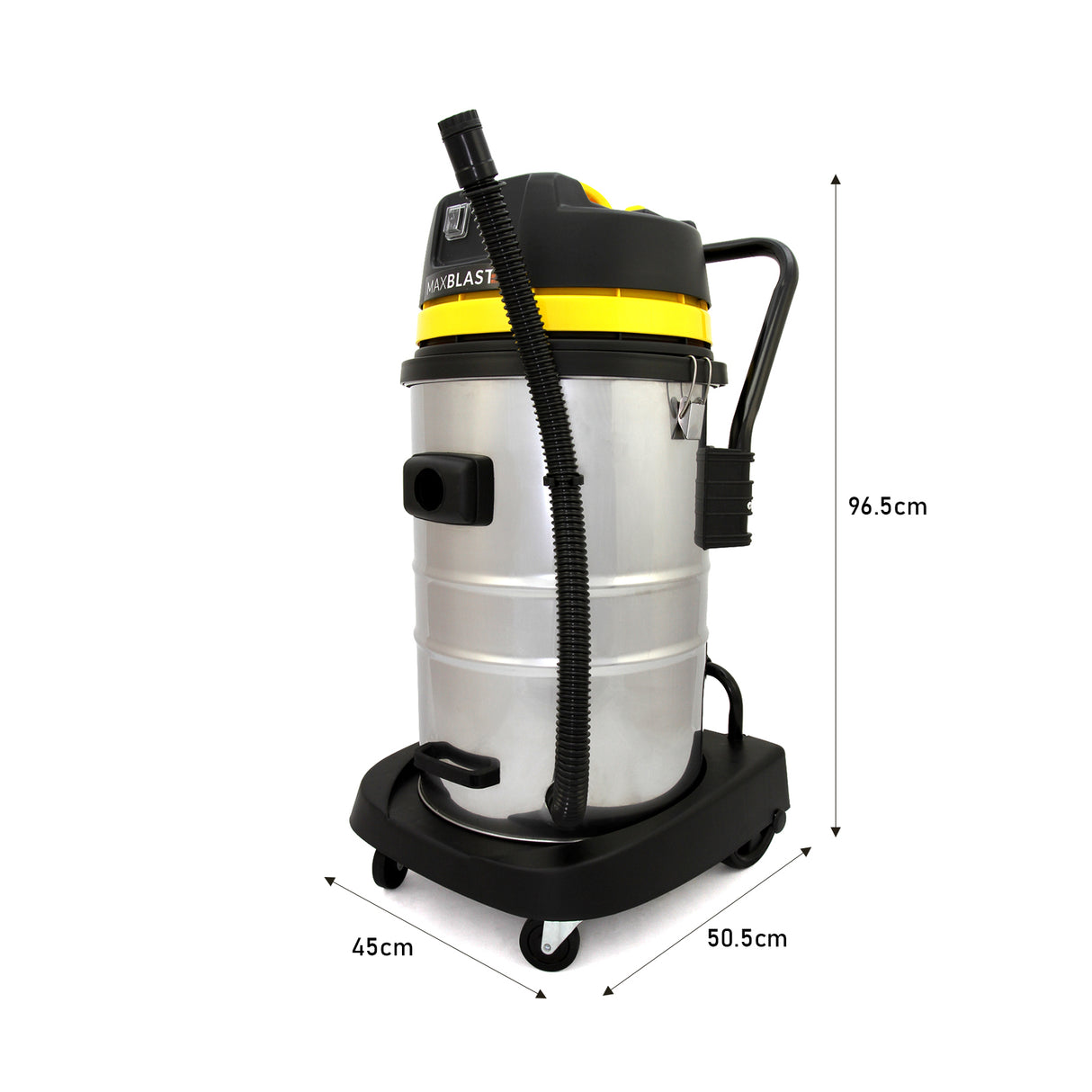 60L Nat- en Droog Stofzuiger met Dakgootstofzuigerstangen & Camera