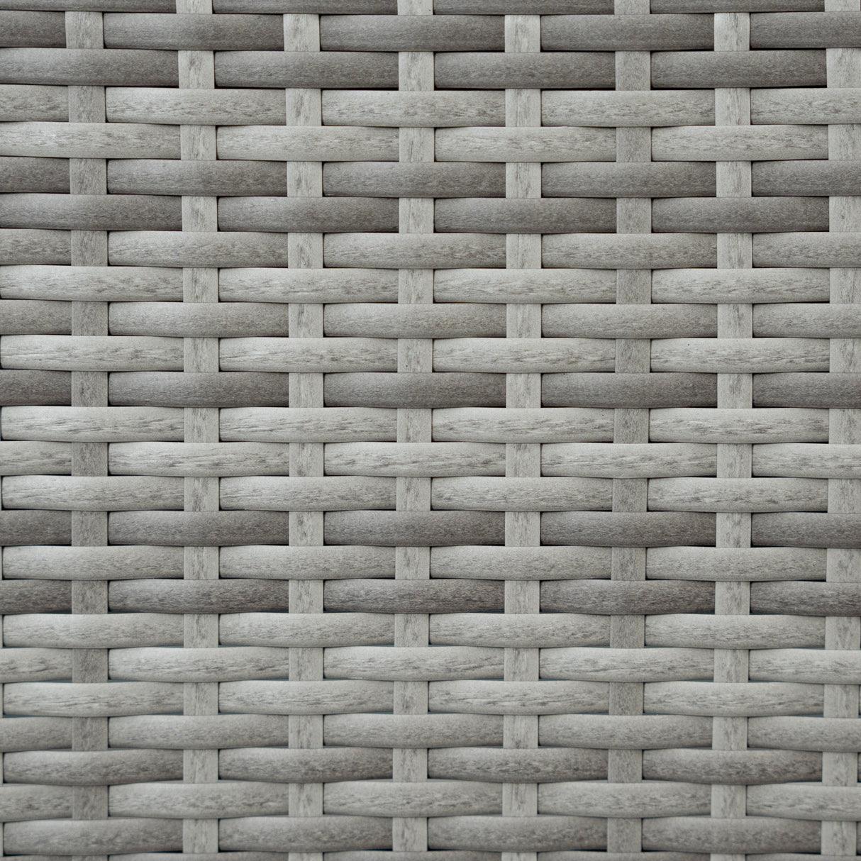 Rotan Hoek Loungeset met Polywood Eettafel - Grijs