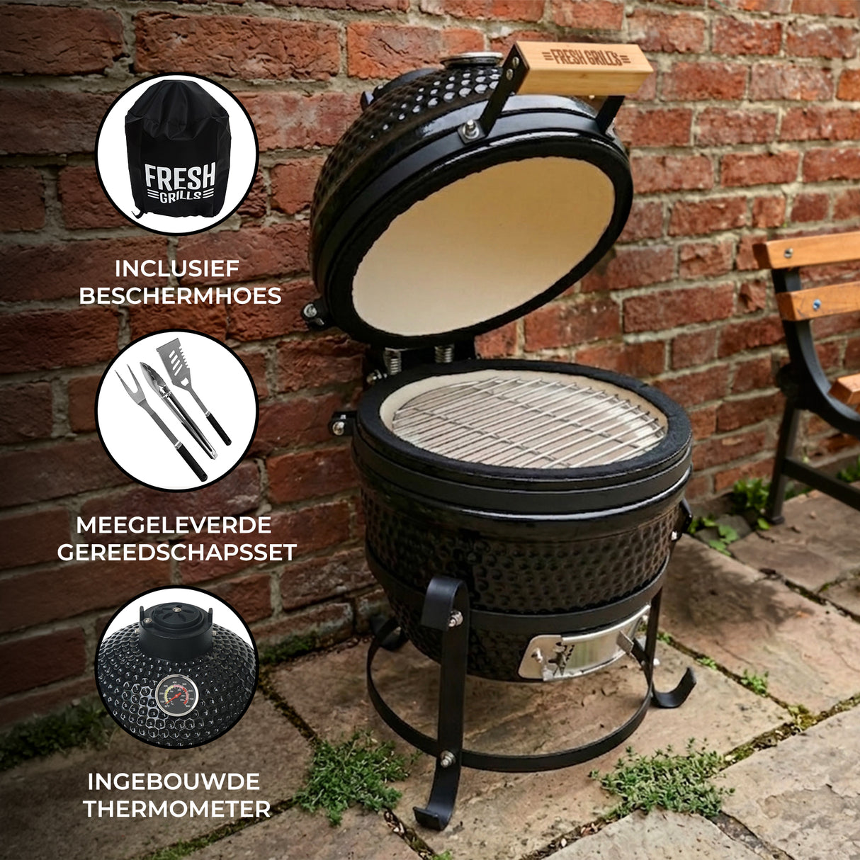 Kamado Barbecue 33 cm