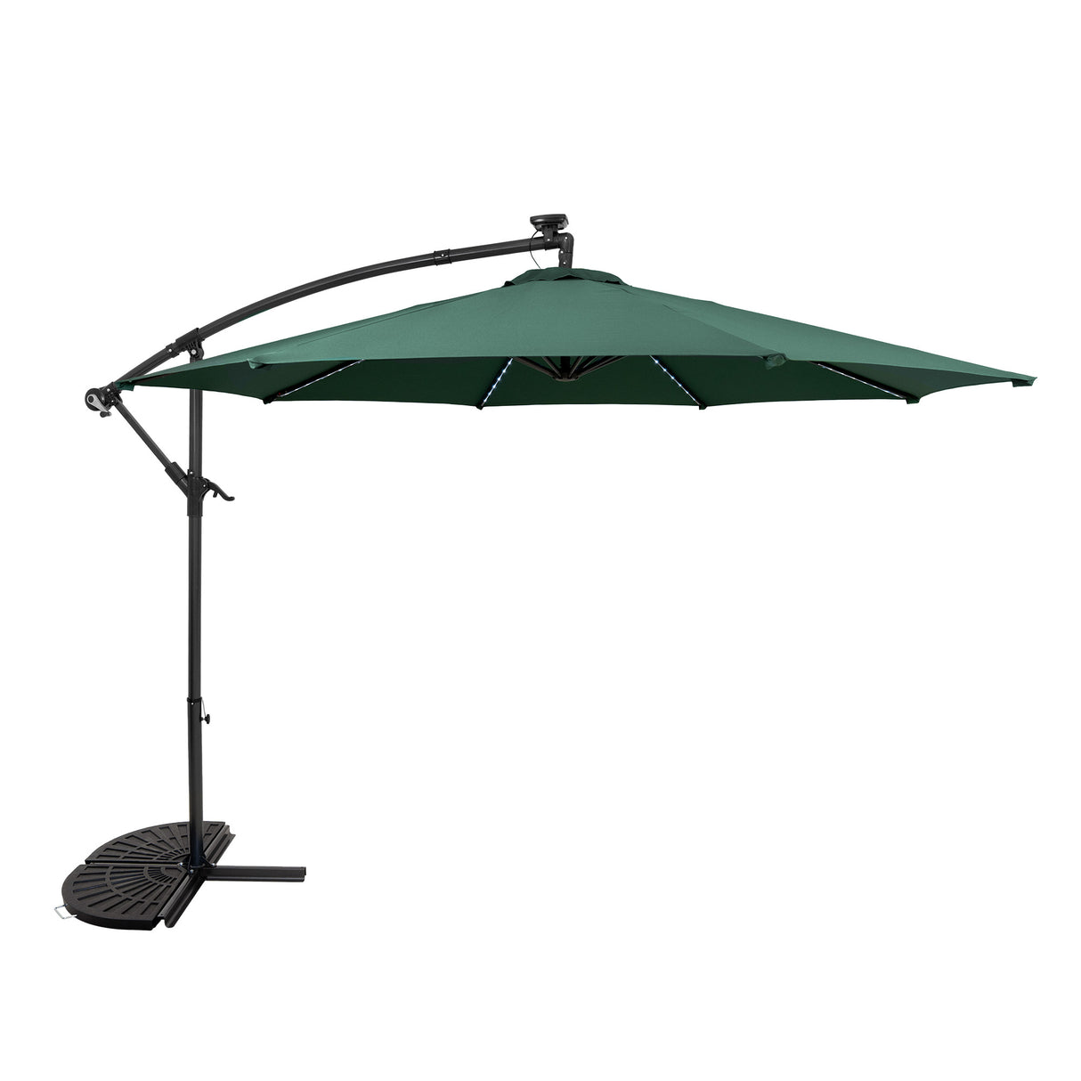 Halfrond Parasolvoet voor Zweefparasol - 2-delig