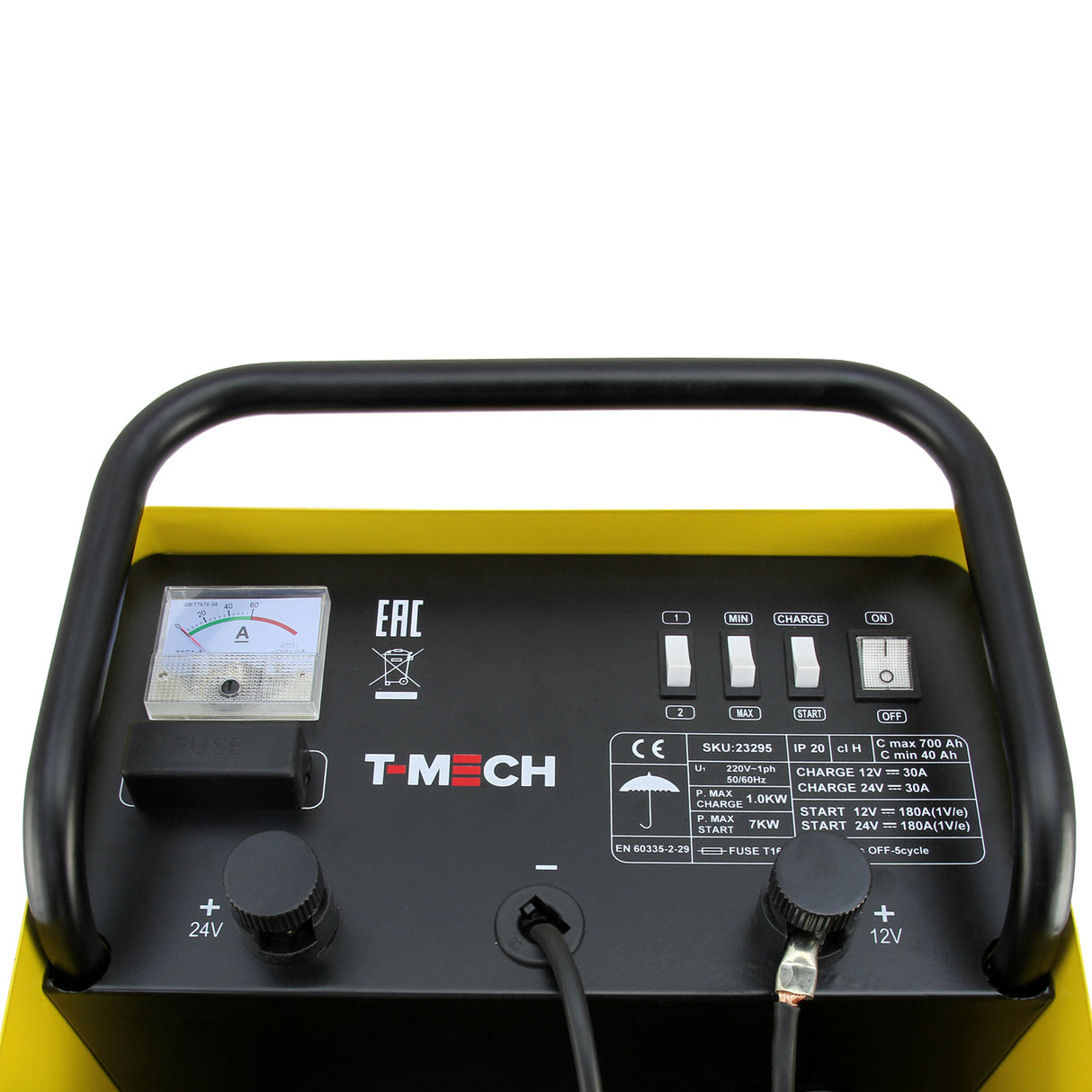 T-Mech Batterijlader & Starter Auto Motor Camper Accu