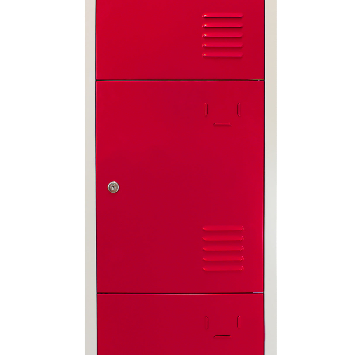 Lockerkast Metaal - Rood - Vierdeurs