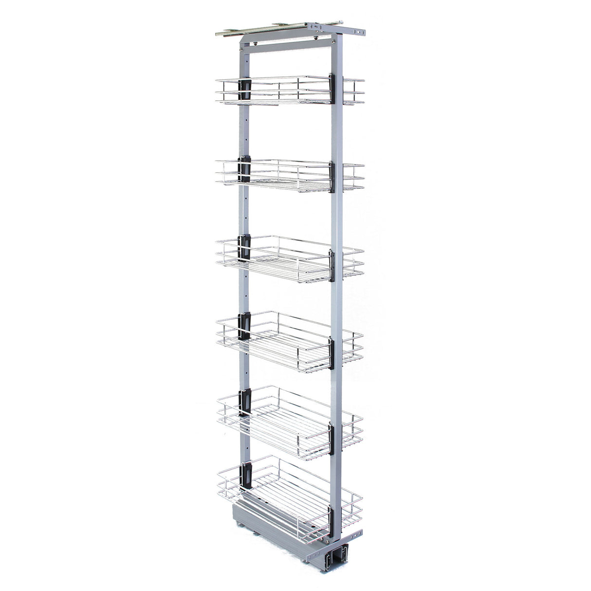 KuKoo Uittrekbare Keuken Kast - Zachte Sluiting – 46cm D x 190-220cm H