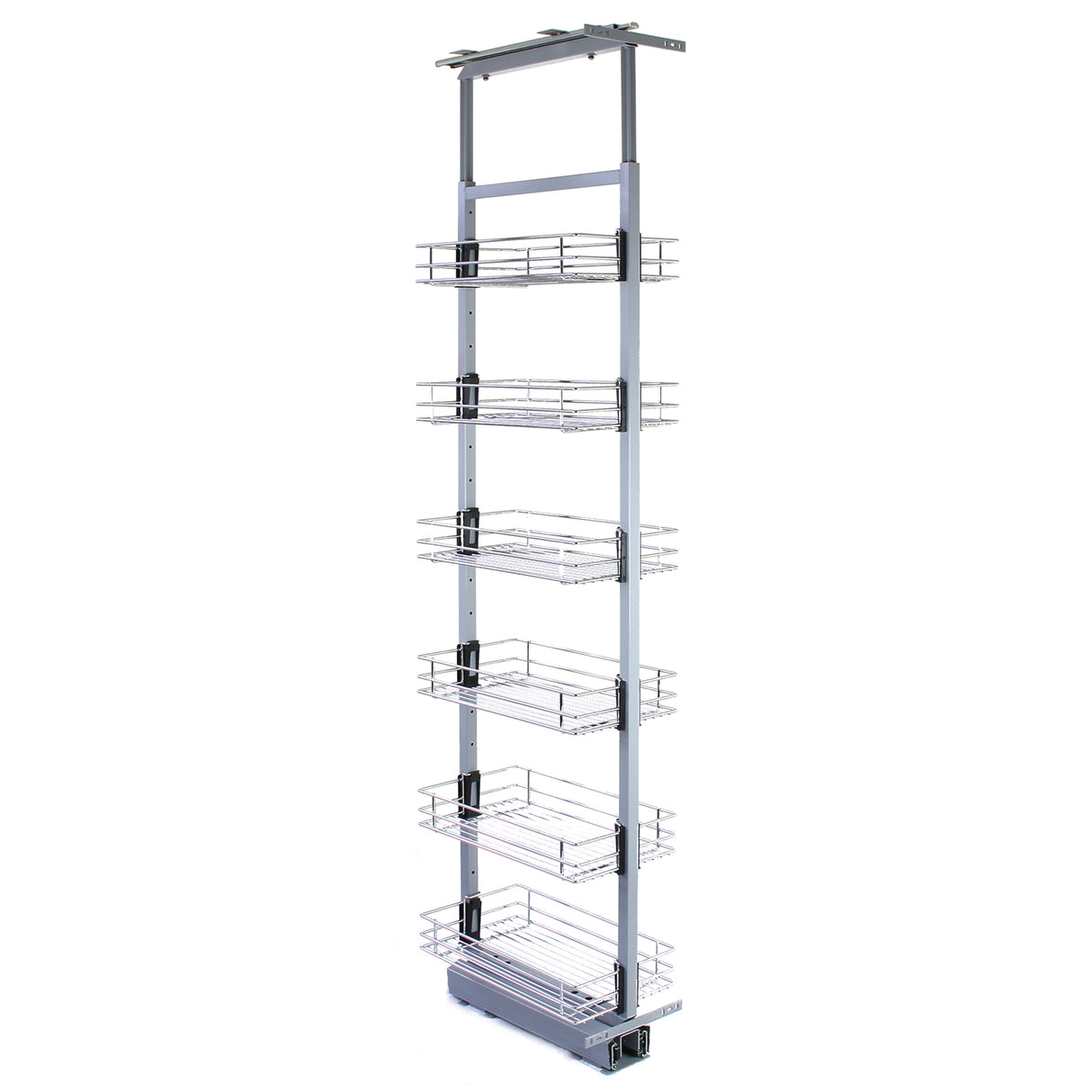 KuKoo Uittrekbare Keuken Kast - Zachte Sluiting – 46cm D x 190-220cm H