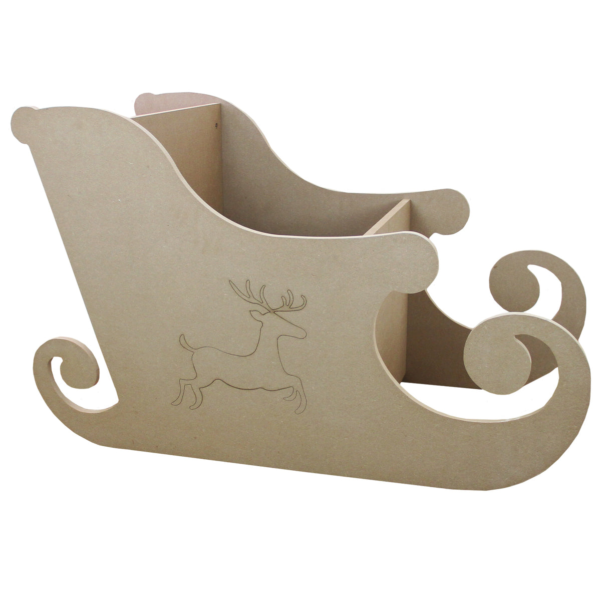 Decoratieve Kerst Slee - MDF