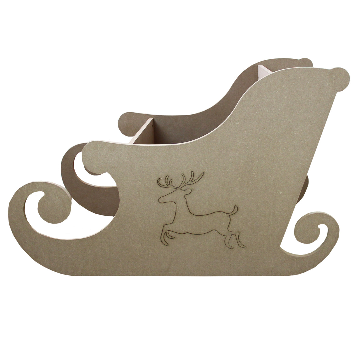Decoratieve Kerst Slee - MDF