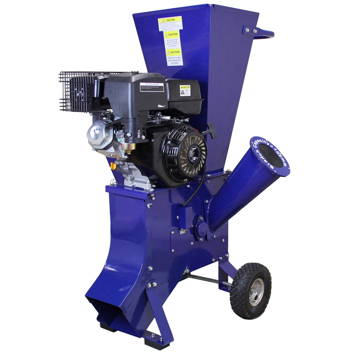 Bundel: T-Mech 520 mm Houtklover + 15 Pk Hakselaar 102 mm max