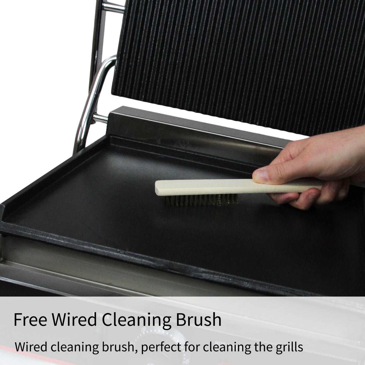 KuKoo Panini Grill Vlak & Geribbeld