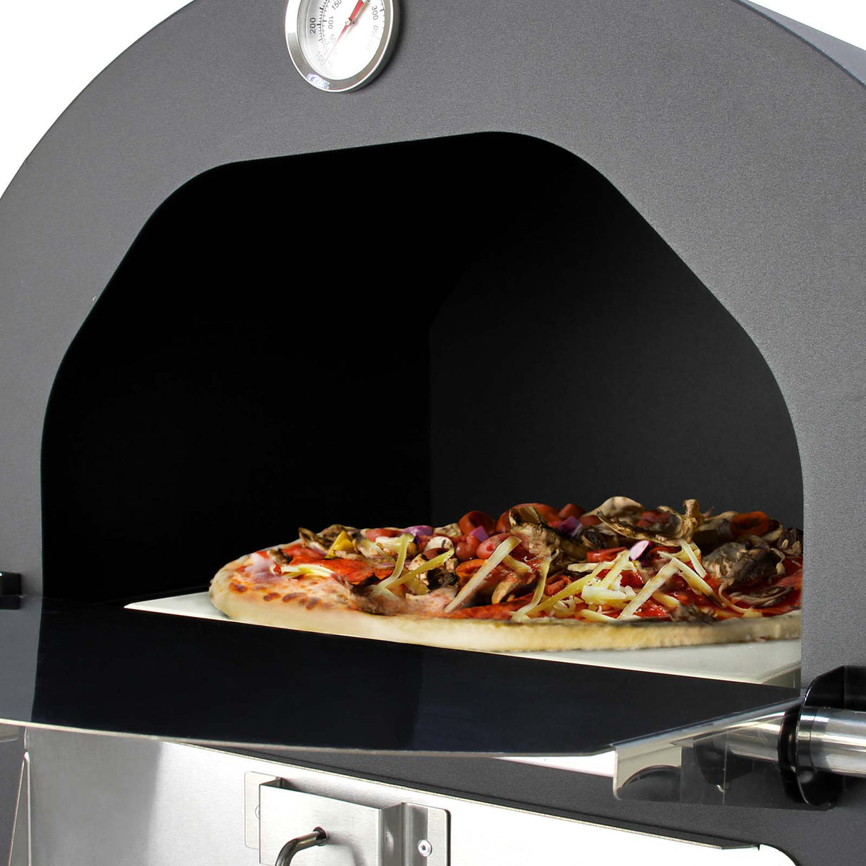 KuKoo Pizza oven - buiten + Pizzaschep