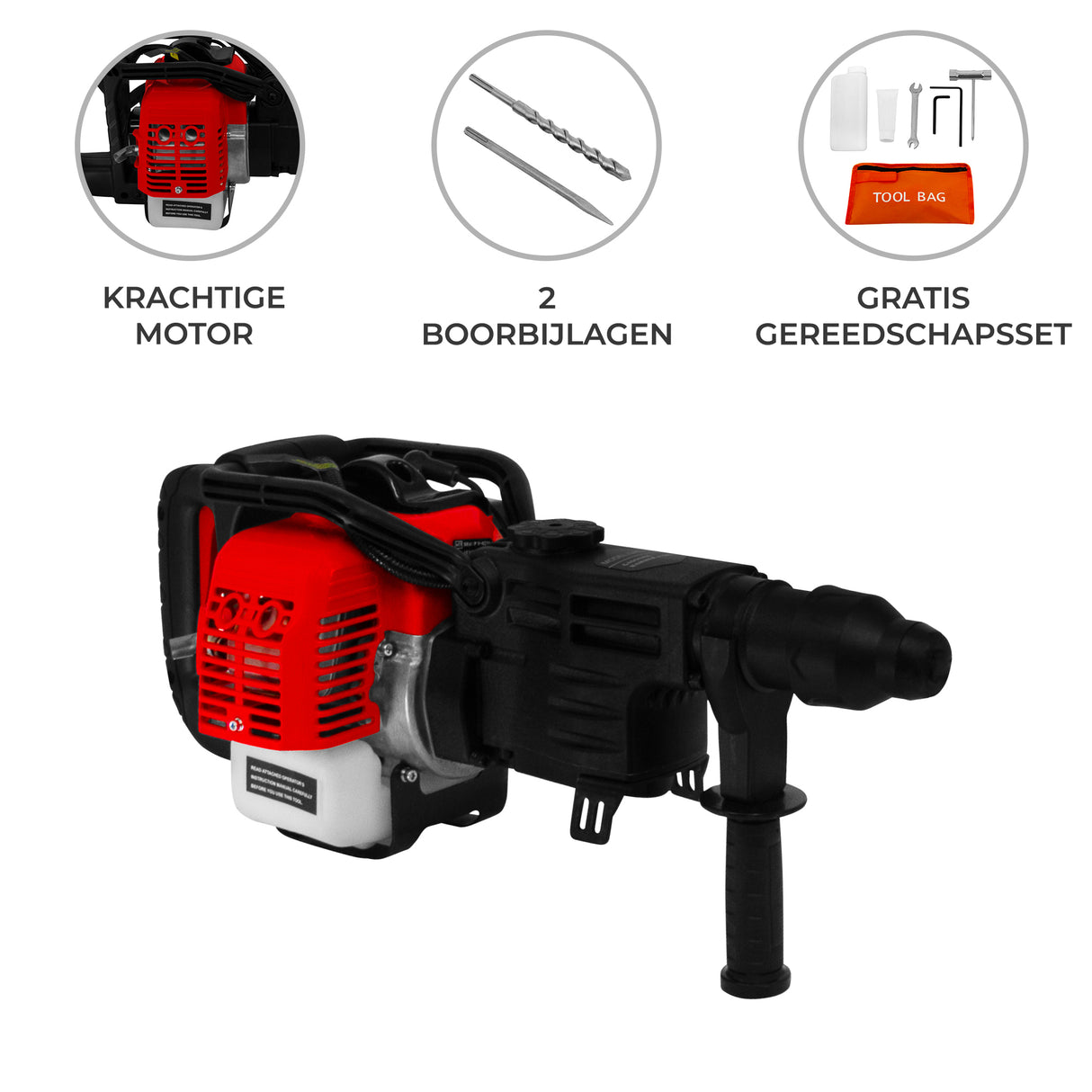 T-Mech 2-takt Benzine Breekhamer