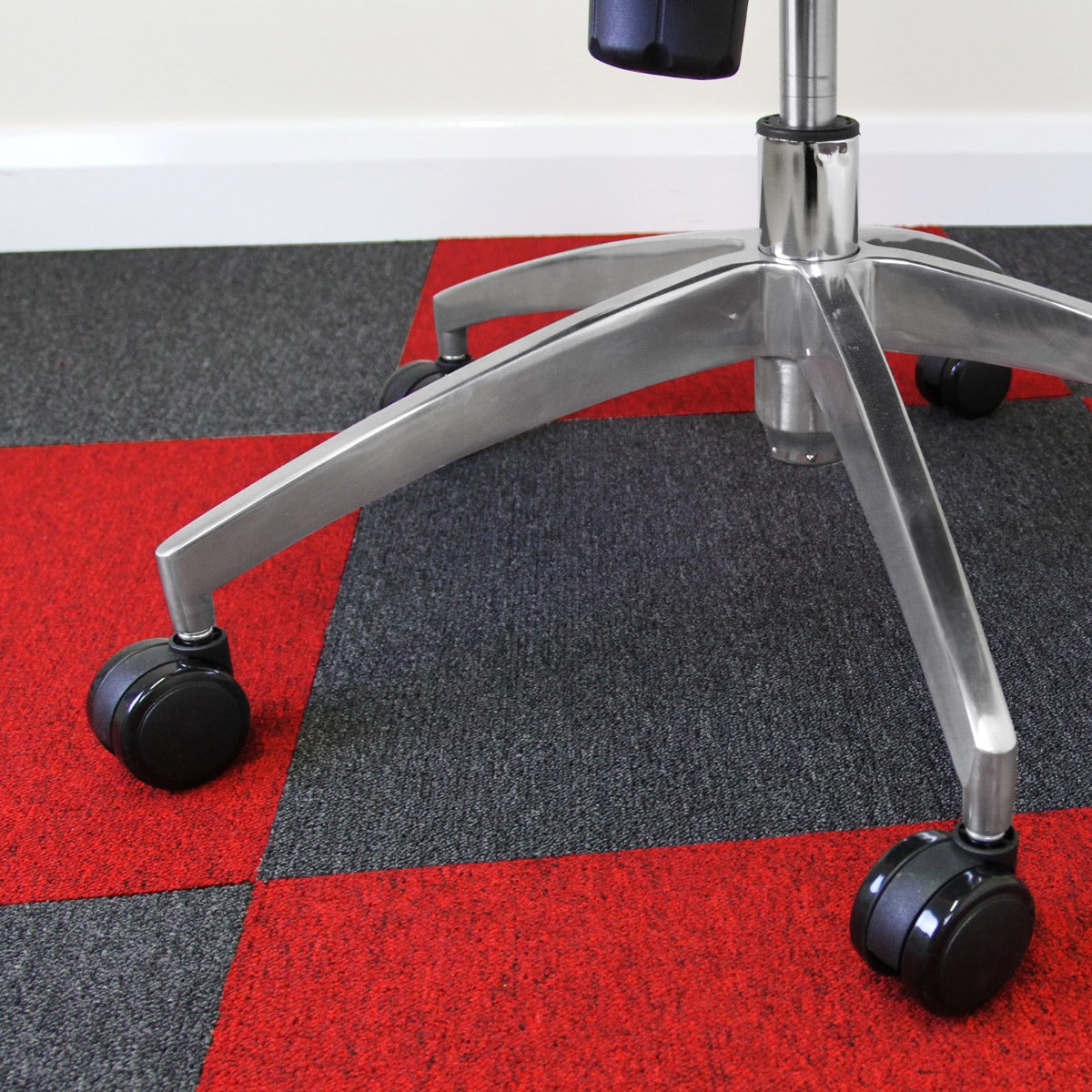 20 x Tapijttegels - 50x50cm - 5m2 - Scharlakenrood