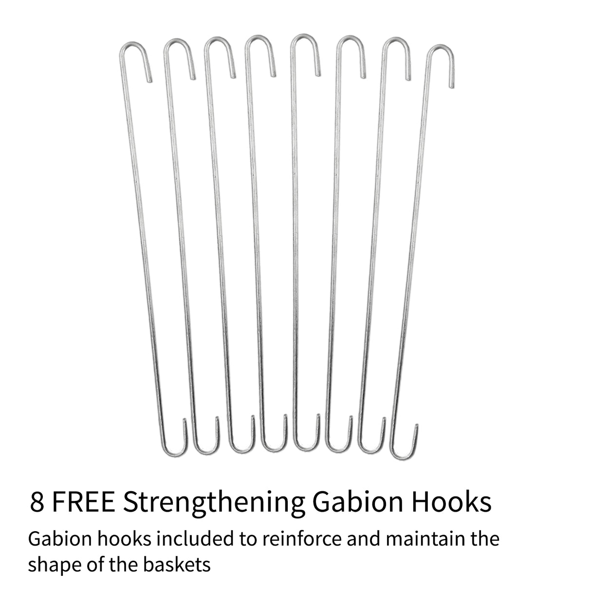 Schanskorf Muur - Set van 2 - 100 x 80 x 30 cm