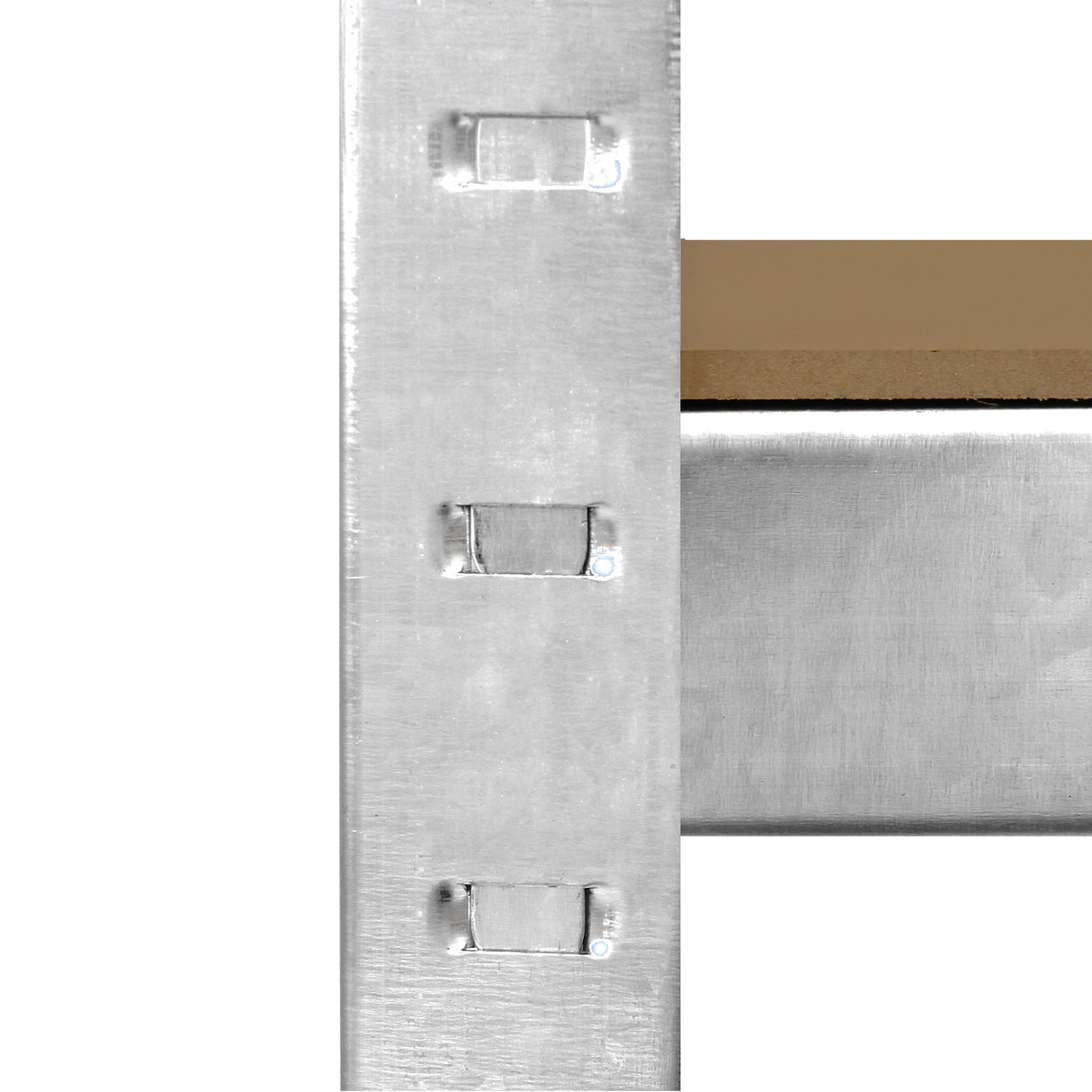 2 x E-Rax Stellingkasten - 90x40x180 cm - Zilver