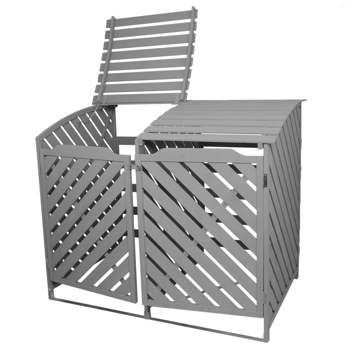 Kliko Containerombouw - Dubbel - Grijs