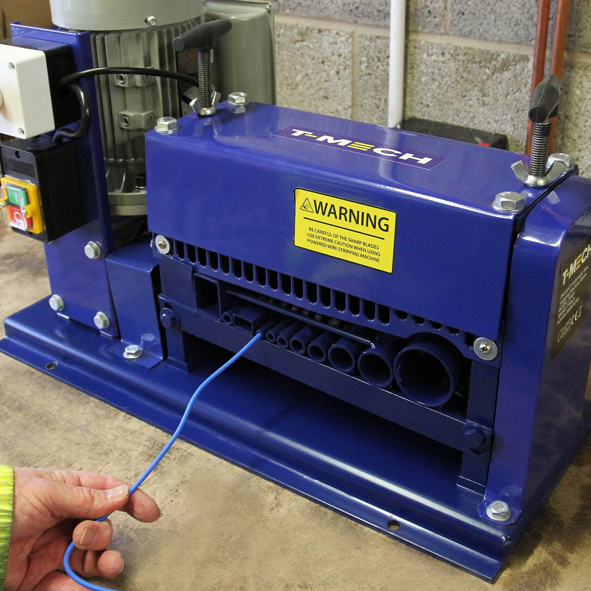 T-Mech Elektrische Kabelstripmachine 38mm