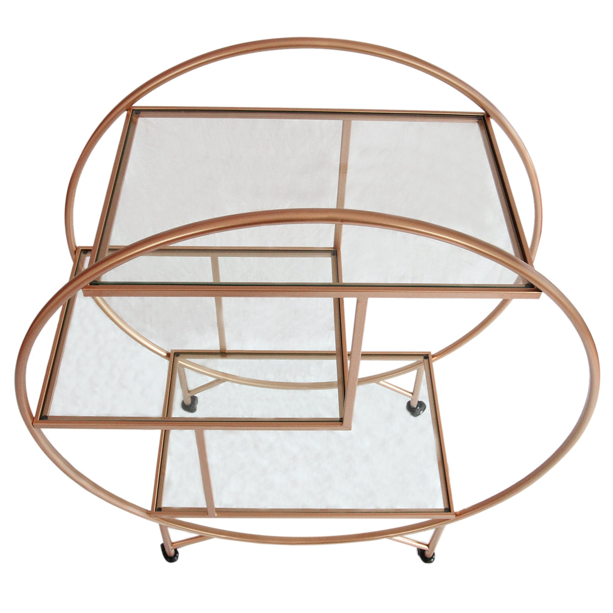 Keuken Bar Trolley - Roségoud - Grote versie