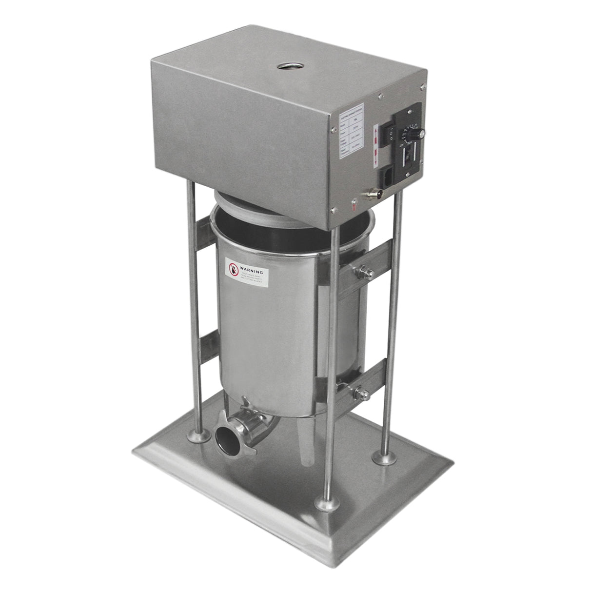 KuKoo Commerciële Elektrische Worstenvuller 15L + Worsten Knipper