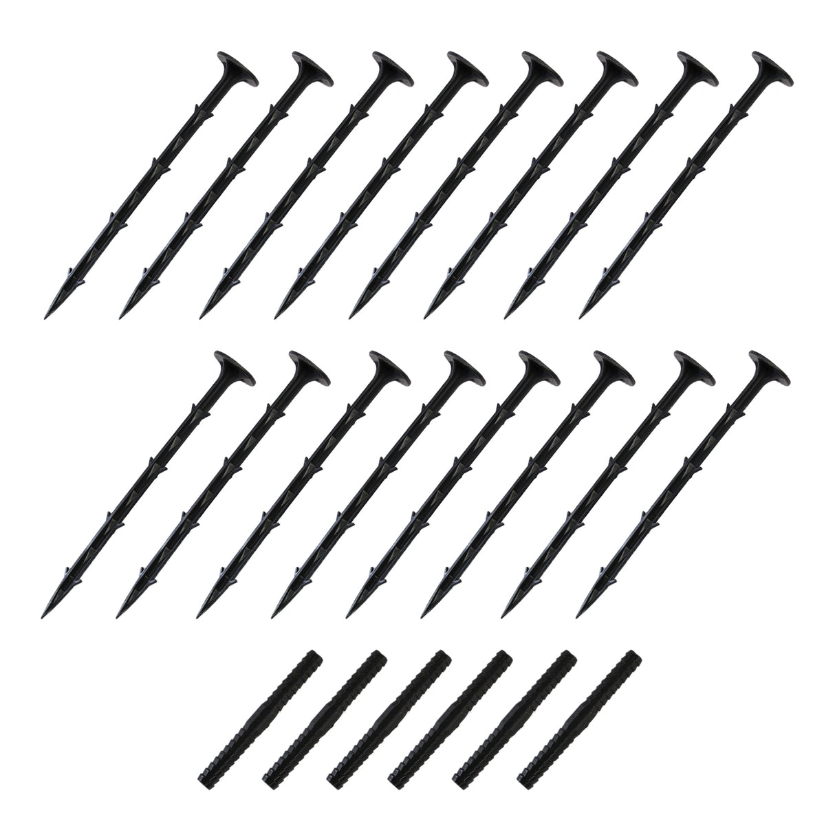 Flexibele Borderrand - Zwart - Set: 40 x 1.2 meter