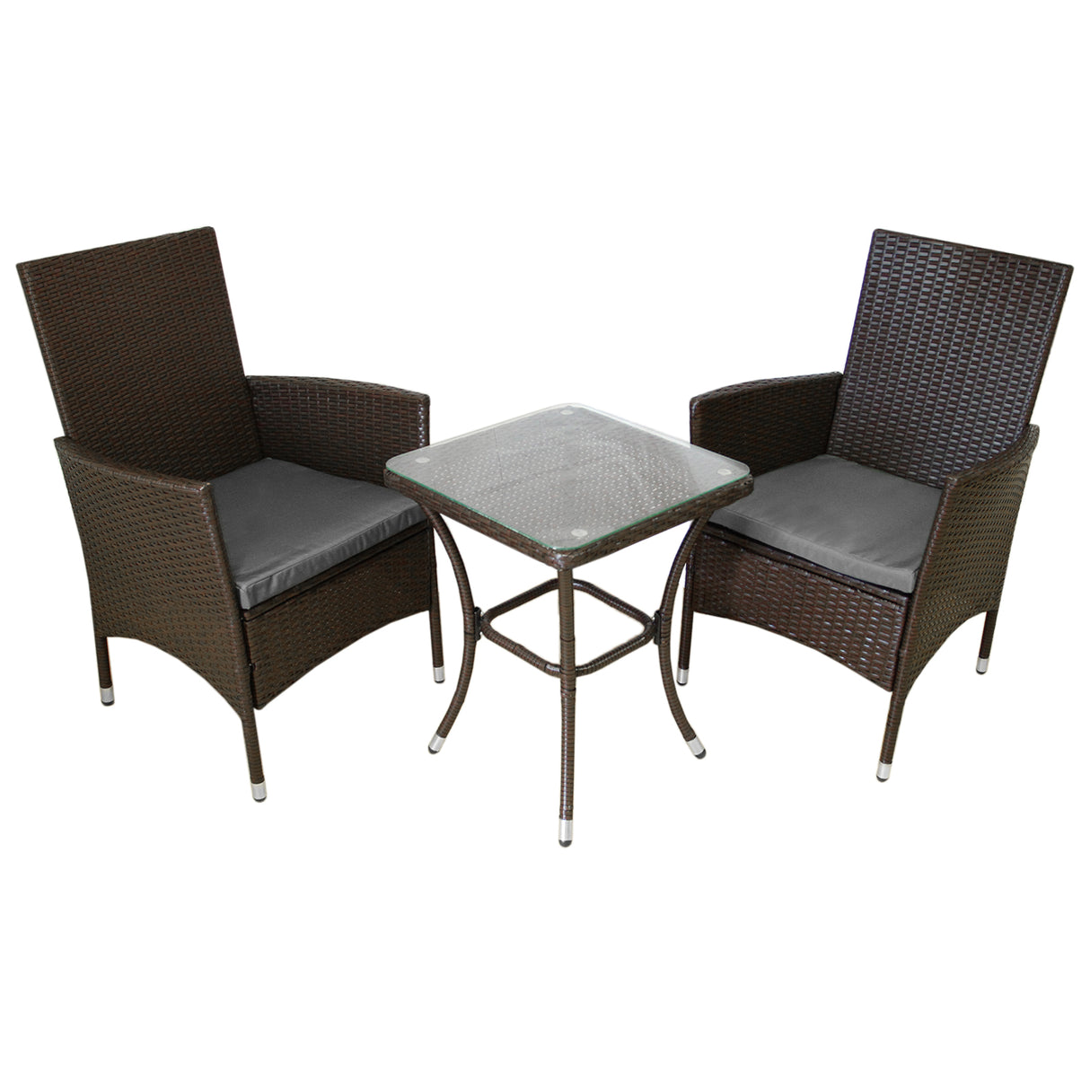 Jardí Rattan Bistroset Bruin