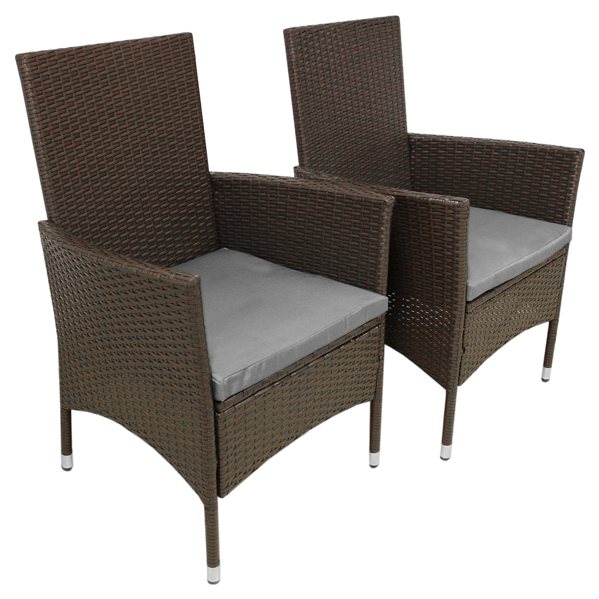 Jardí Rattan Bistroset Bruin