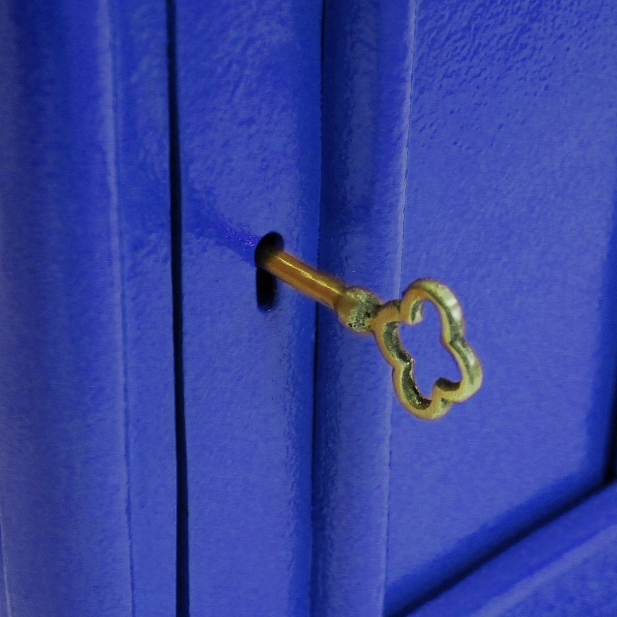 Blauwe brievenbus - Schotland - 24x37x57 cm