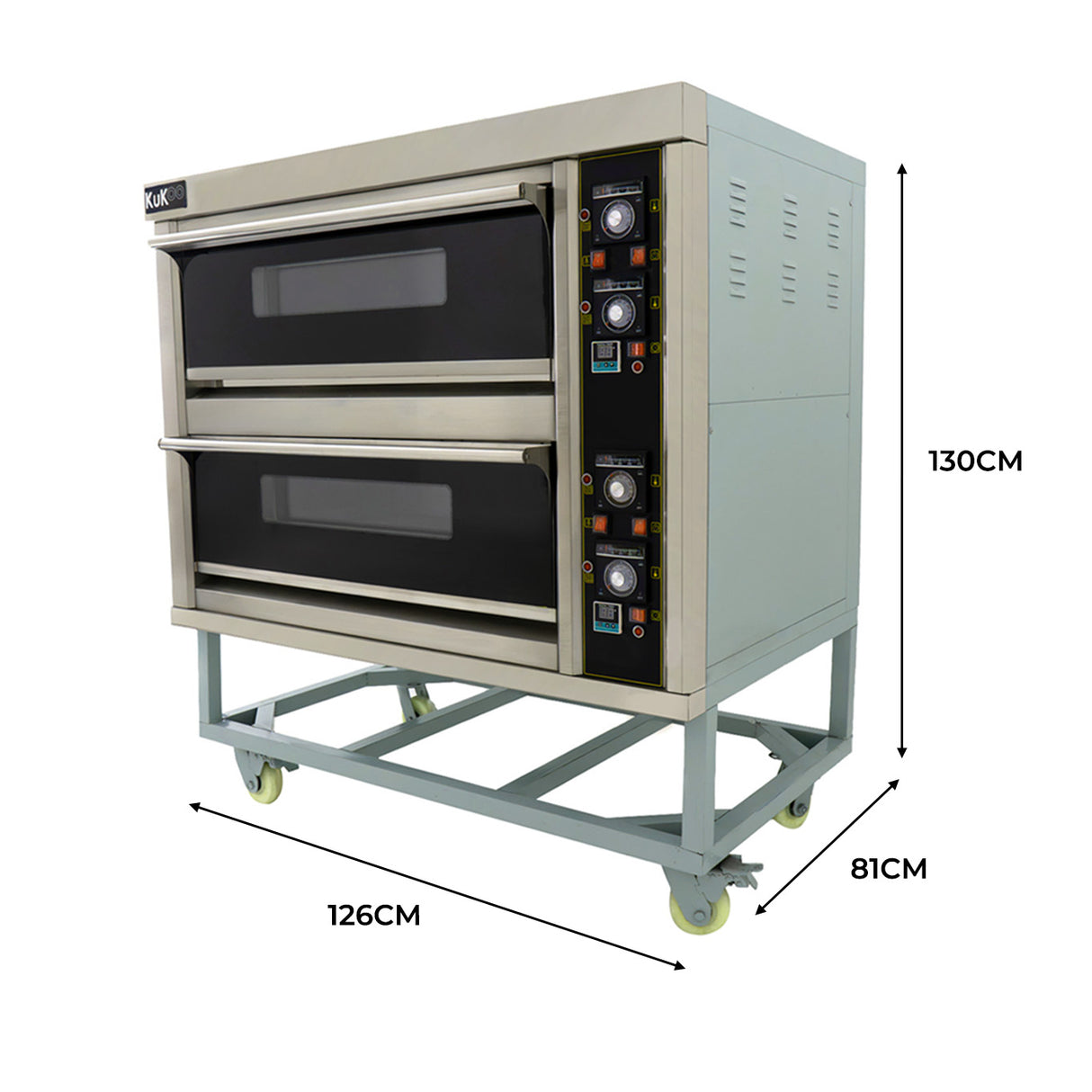 KuKoo Grote Professionele Pizza Oven met Pizzaschep