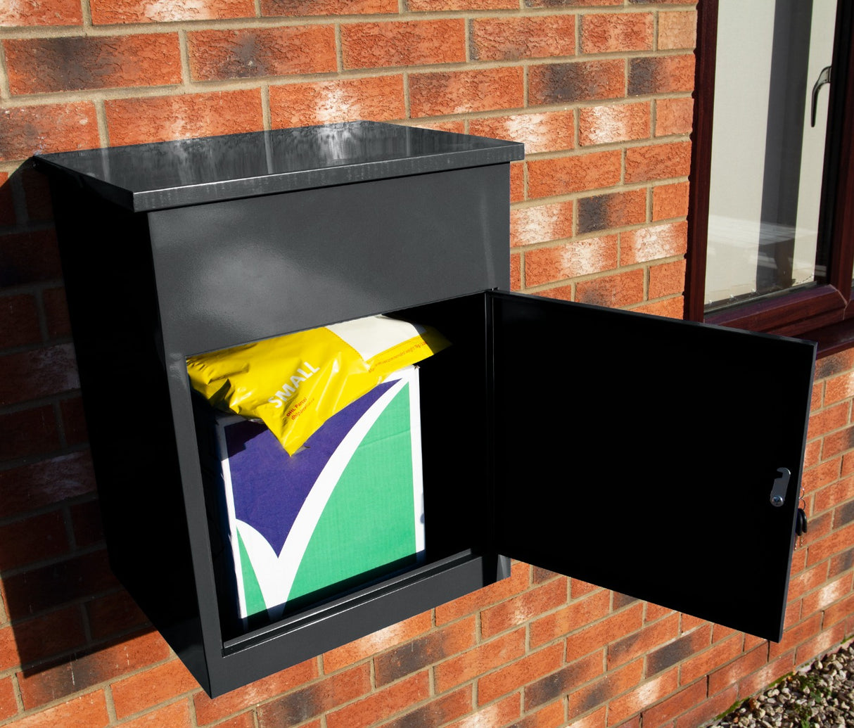Pakketbrievenbus - Zwart