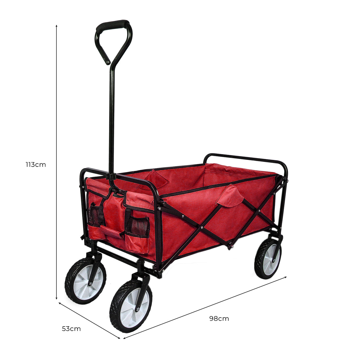 All-terrain festival- en Stranddranktrolley Rood