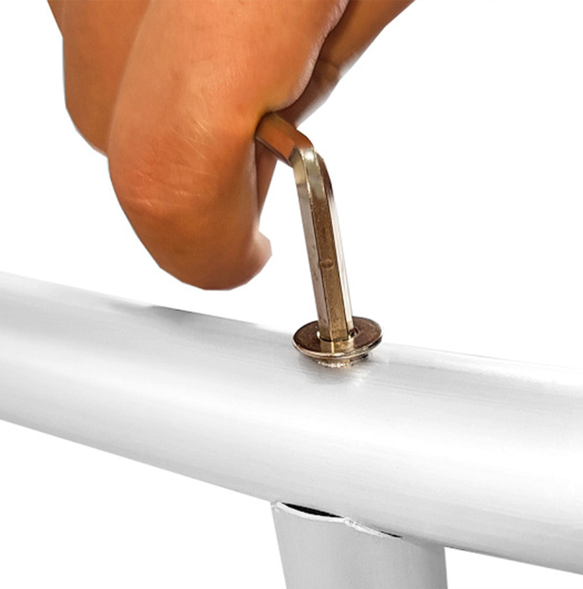 Backdrop Frame Bruiloft Cirkel - 200x56x210 cm - Wit