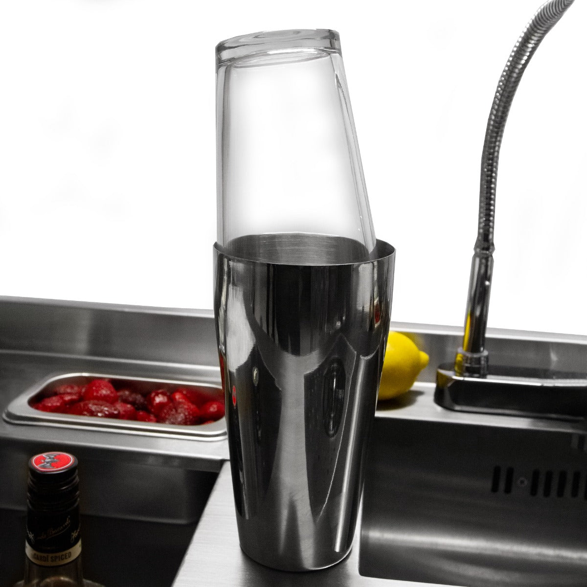 KuKoo Dubbel Cocktail Bar Station - Vrijstaand RVS