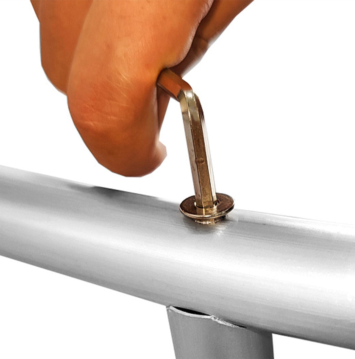 Backdrop Frame Bruiloft Cirkel - 200x56x210 cm - Zilver