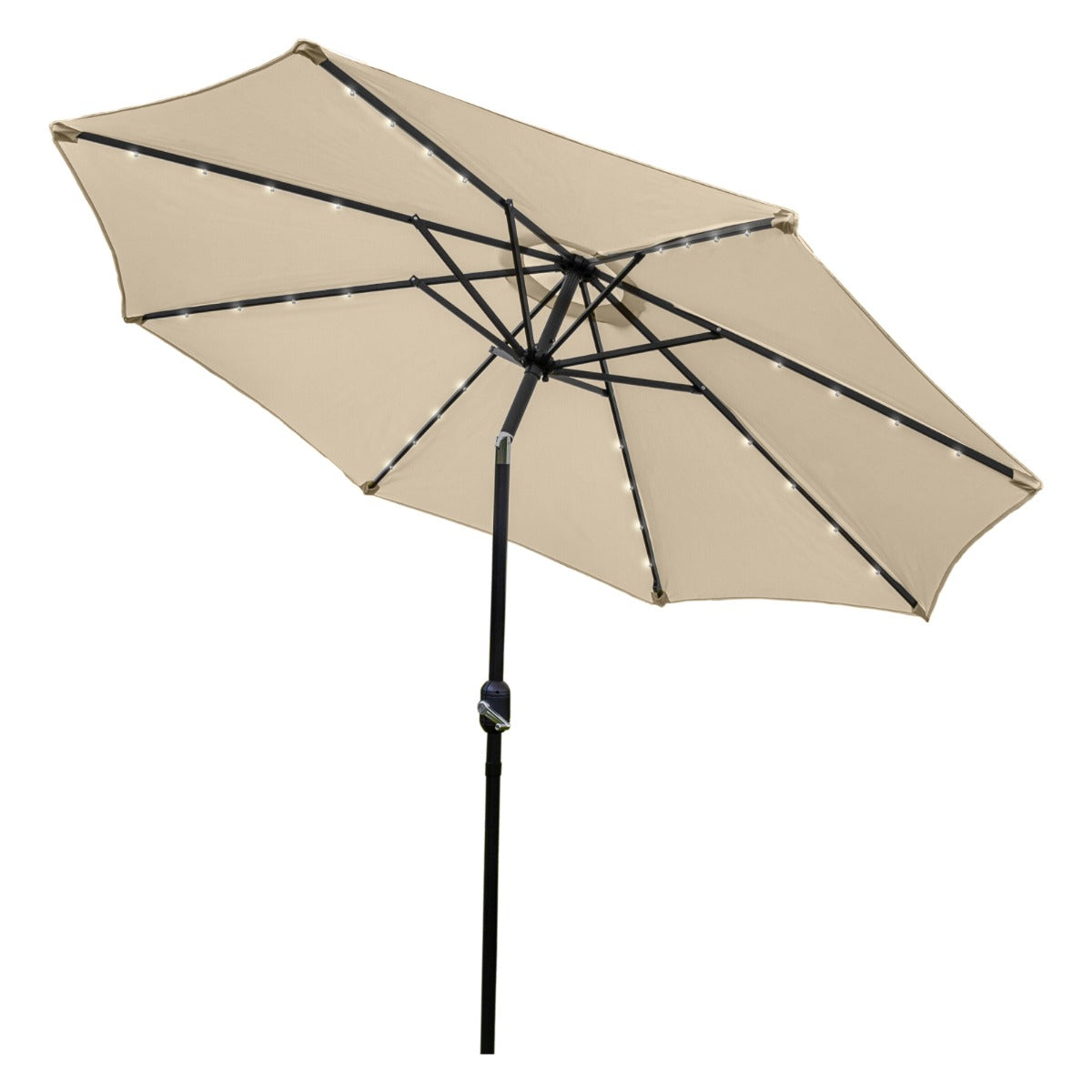 LED Parasol met Kantelfuntie 270 cm - Beige