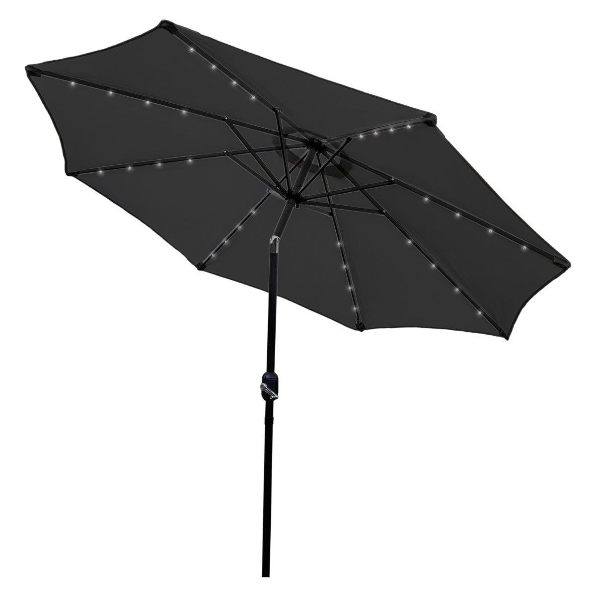 LED Parasol met Kantelfuntie 270 cm - Grijs