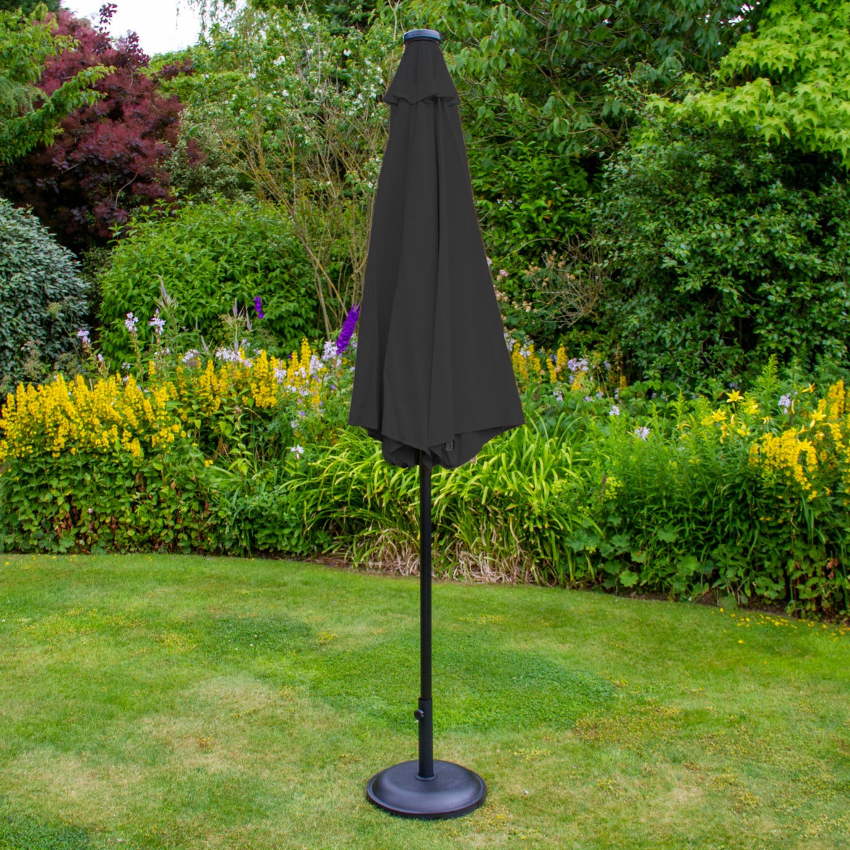 LED Parasol met Kantelfuntie 270 cm - Grijs